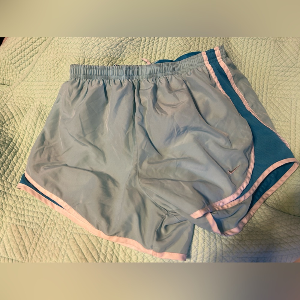blue nike dry fit shorts